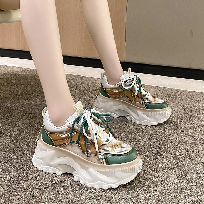 Damen Trendige Sneakers mit komfortabler Plateausohle Echo Archiv
