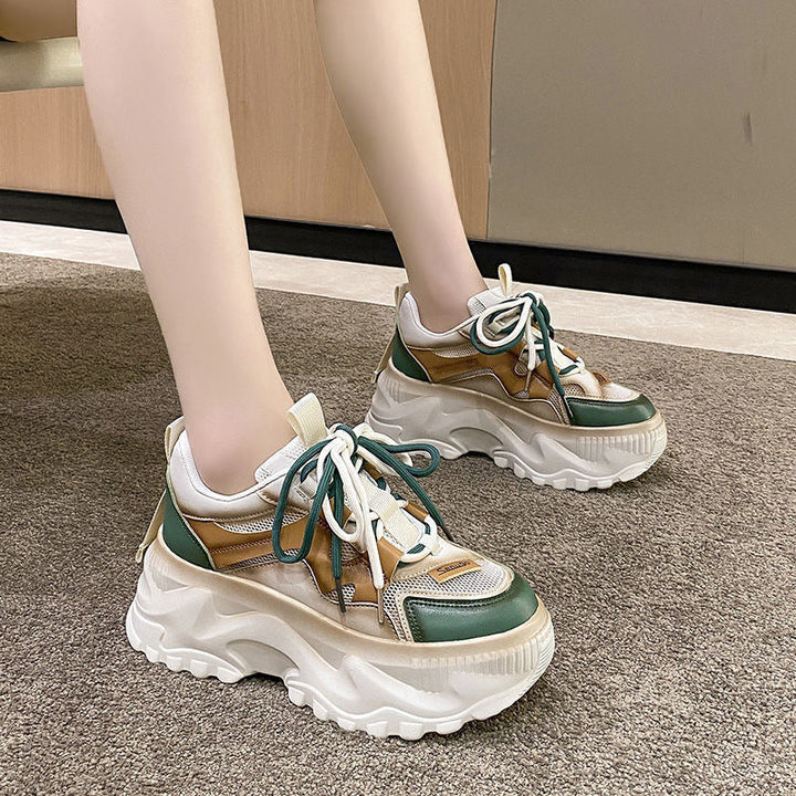 Damen Trendige Sneakers mit komfortabler Plateausohle Echo Archiv