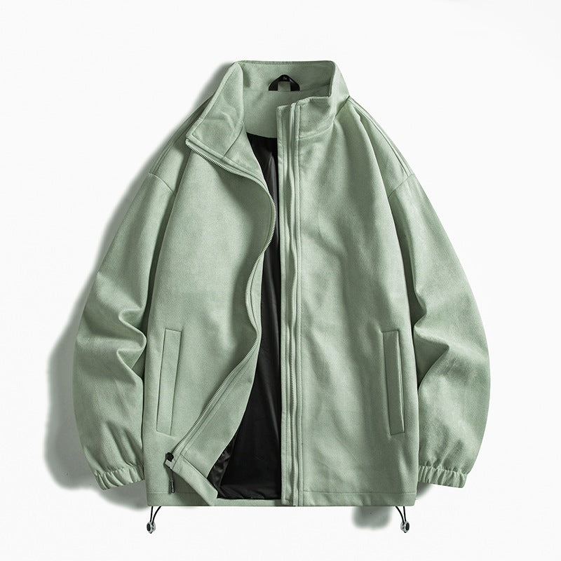 Herren Fleecejacke mit elastischen Bündchen und praktischen Taschen Echoarchiv