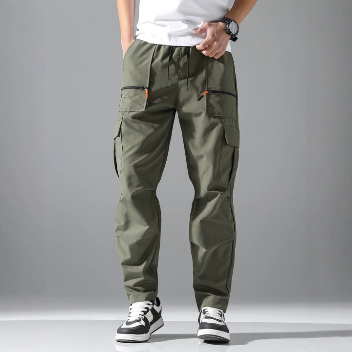 Herren Bequeme Cargo-Hose mit elastischem Bund Echo Archiv