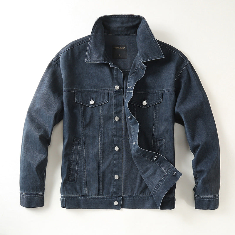 Herren Jeansjacke mit klassischem Schnitt und leichtem Vintage-Wash Echoarchiv