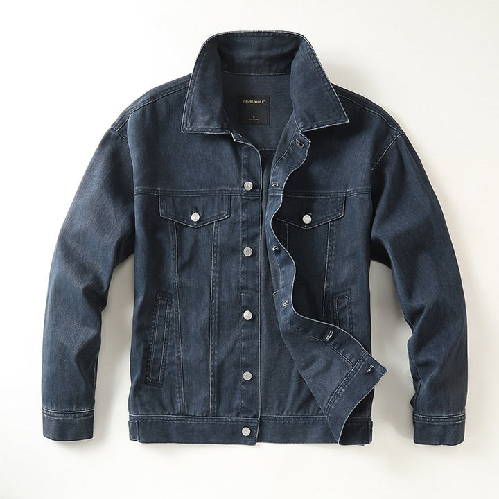 Herren Jeansjacke mit klassischem Schnitt und leichtem Vintage-Wash Echoarchiv