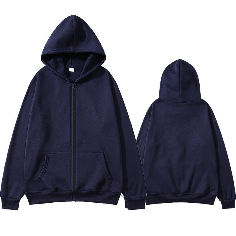 Unisex Zip-Hoodie mit robustem Metallreißverschluss, angerauter Fleece-Innenseite, geteilten Eingrifftaschen und verstärkten Nähten Echo Archiv