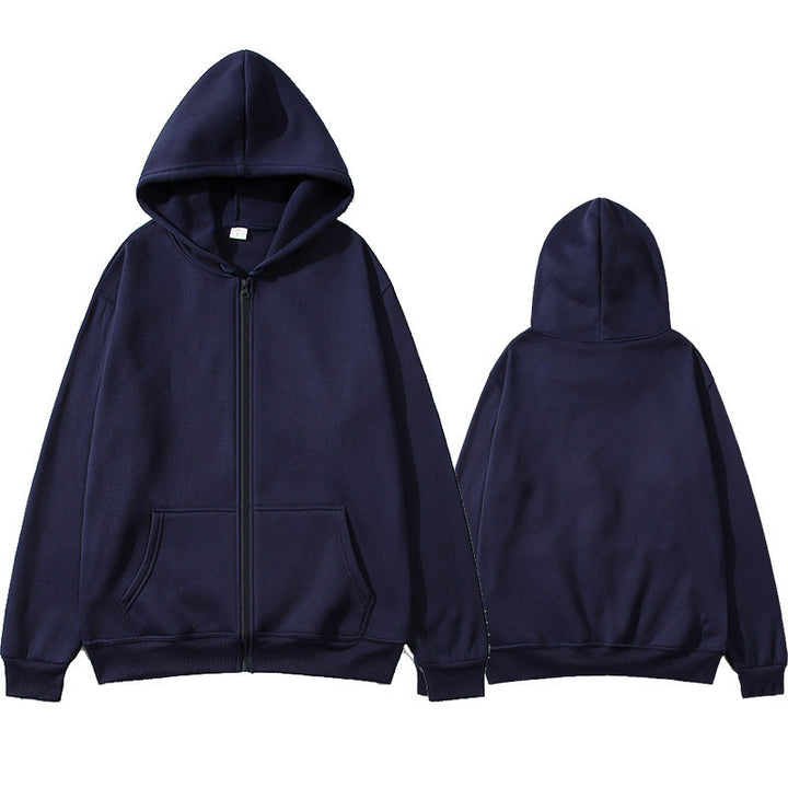 Unisex Zip-Hoodie mit robustem Metallreißverschluss, angerauter Fleece-Innenseite, geteilten Eingrifftaschen und verstärkten Nähten Echo Archiv