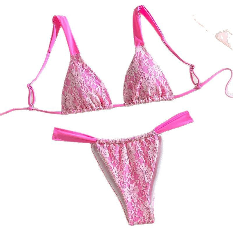Damen Triangel-Bikini mit eleganten Spitze-Details Echo Archiv