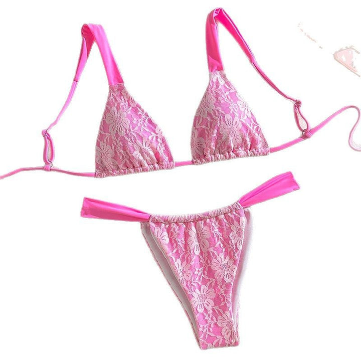 Damen Triangel-Bikini mit eleganten Spitze-Details Echo Archiv