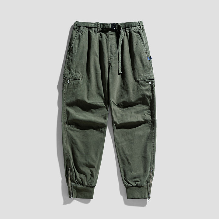 Herren Cargohose im Jogger‑Cut mit Multifunktions‑Taschen, verstärkten Knien und Reißverschlussbündchen Echo Archiv