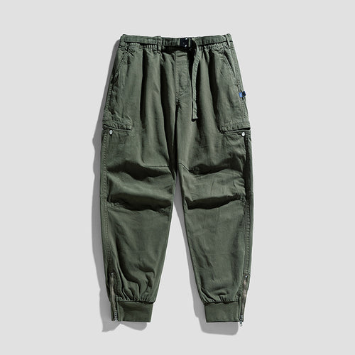 Herren Cargohose im Jogger‑Cut mit Multifunktions‑Taschen, verstärkten Knien und Reißverschlussbündchen Echo Archiv