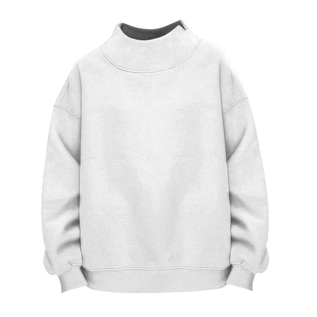 Damen Lässiges Funnel-Neck Sweatshirt im Oversize‑Schnitt mit überschnittener Schulter Echo Archiv