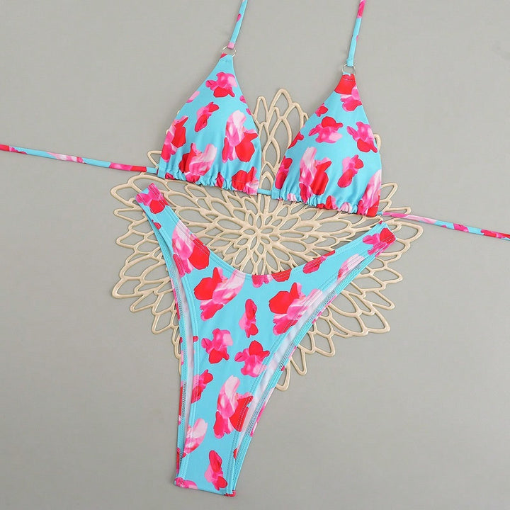 Damen Triangel-Bikini-Set mit floralem Design Echo Archiv