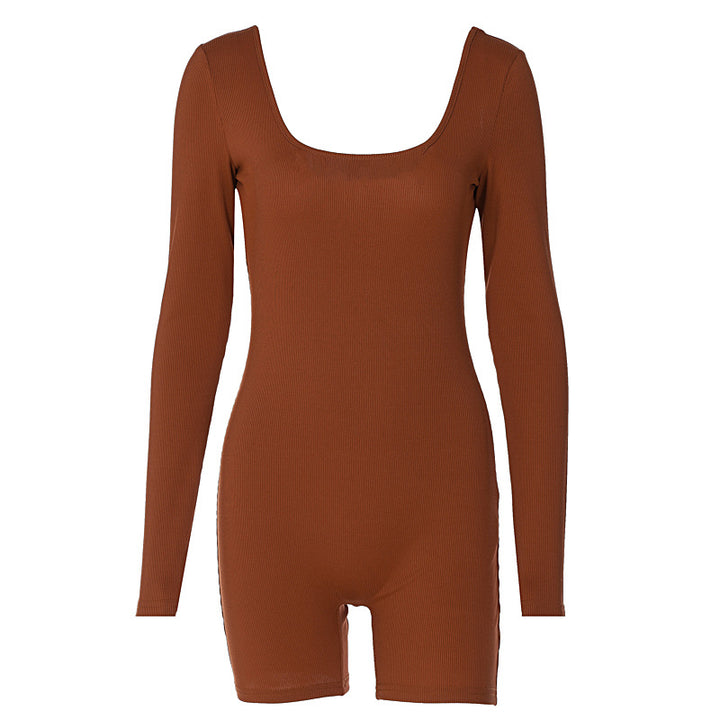 Damen Bodysuit mit langen Ärmeln und Quadrat-Ausschnitt Echo Archiv