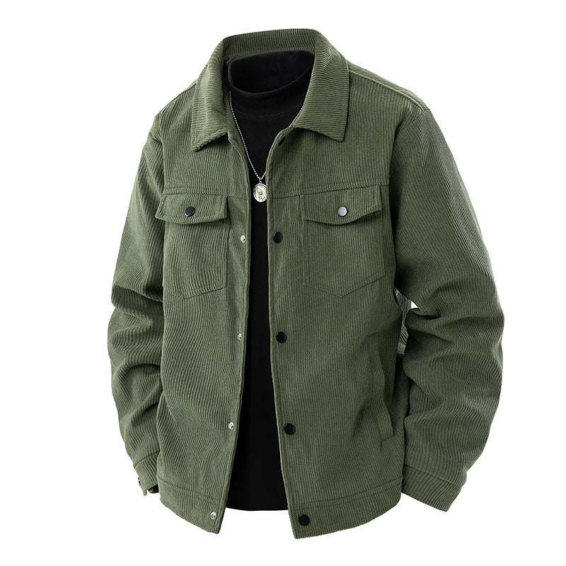 Herren Modische Kordjacke Echo Archiv