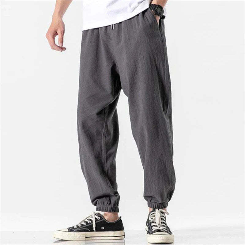 Herren Bequeme Jogginghose mit elastischem Bund und seitlichen Taschen Echoarchiv