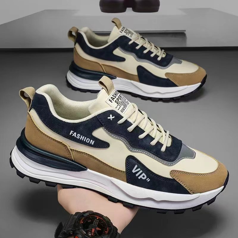 Herren Stylischer Chunky-Sneaker mit Wildleder-Overlays und profilierter Trail-Sohle Echoarhiv – Norré