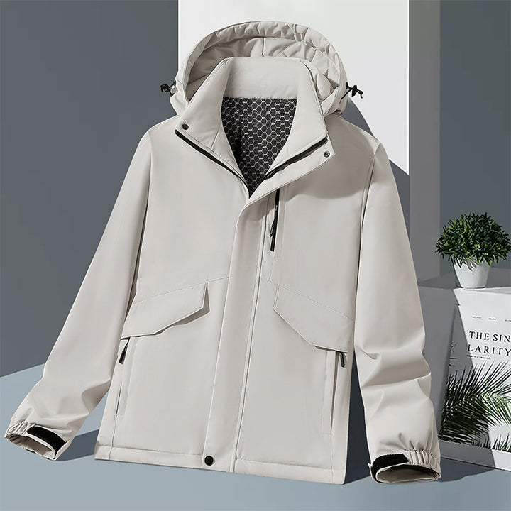Herren Wetterfeste technische Jacke Echo Archiv