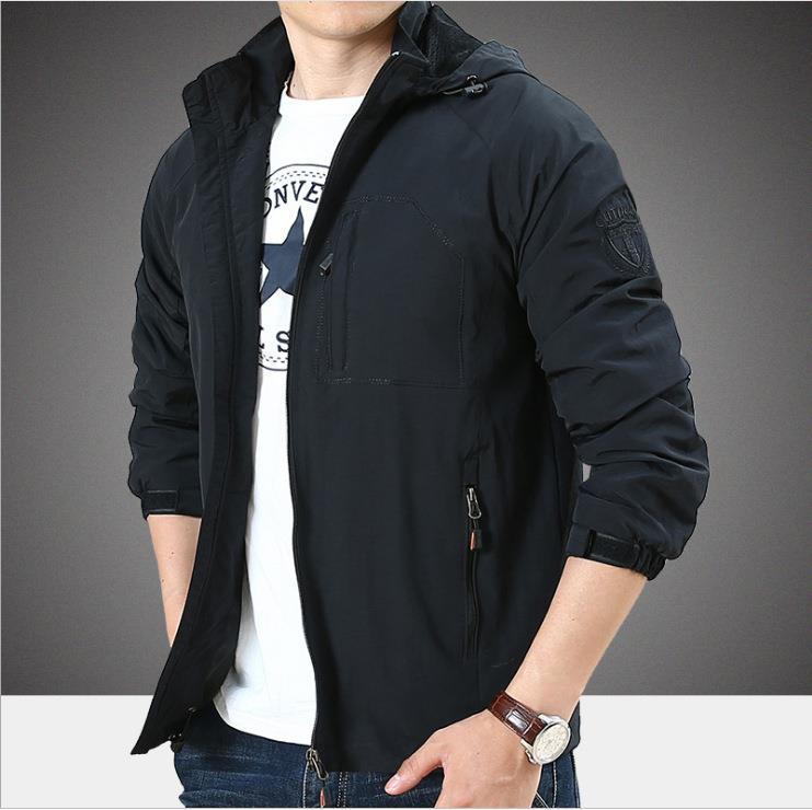 Herren Funktionale Übergangsjacke mit praktischen Taschen Echo Archiv