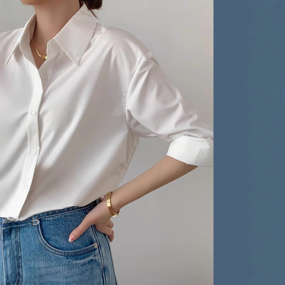 Damen Stilvolle Oversized Bluse Echoarchiv