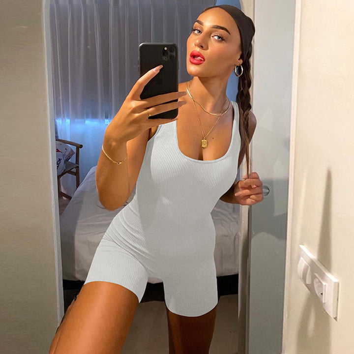 Damen Sportlicher Einteiler Echo Archiv