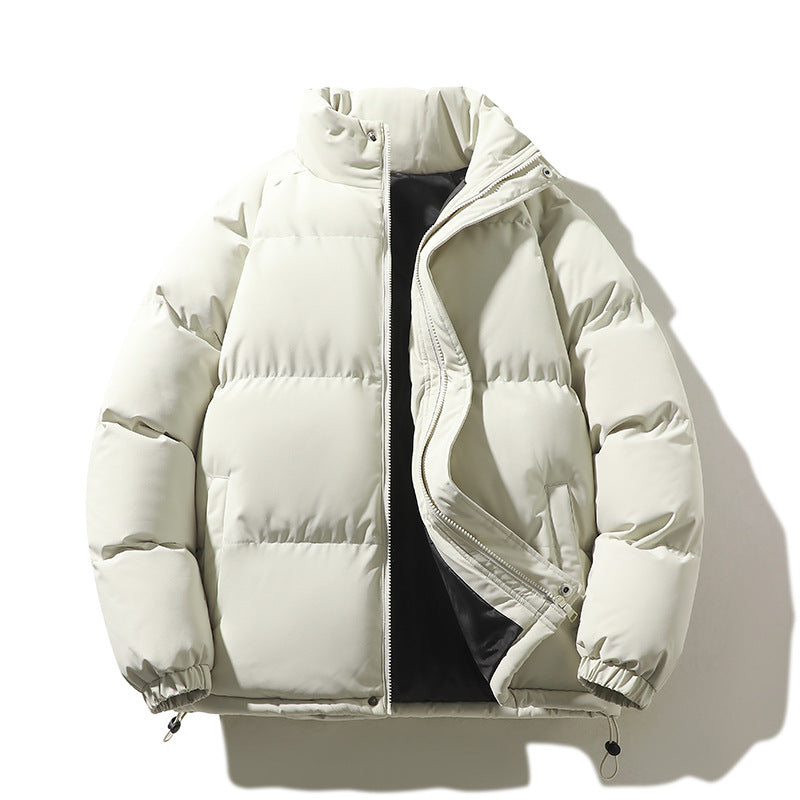 Unisex Wattierte Steppjacke aus Daunenimitat mit hohem Kragen und Kordelzug Echo Archiv