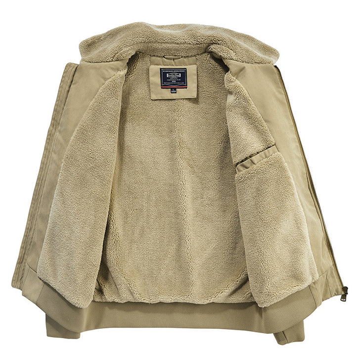 Herren Übergangsjacke mit wärmendem Sherpa-Futter Echoarchiv