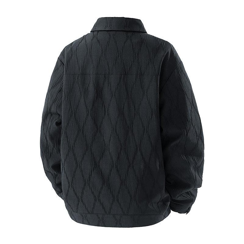 Herren Modische Jacke mit strukturiertem Gewebe Echo Archiv