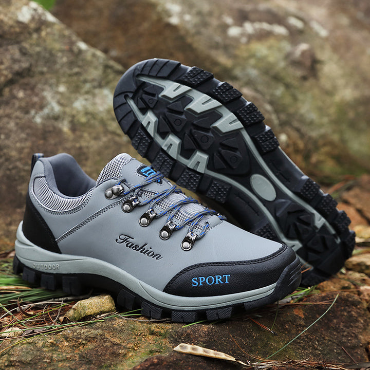 Herren nan robuste Trekkinghalbschuhe mit Metallösen, verstärkter Zehenkappe und griffiger Outdoor-Laufsohle Echo Archiv