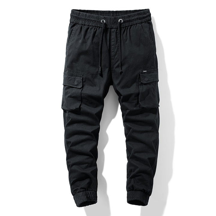 Herren Funktionale Cargo-Joggerhose mit elastischem Komfortbund, großzügigen Klapp-Utility-Taschen und gerippten Knöcheln Echo Archiv