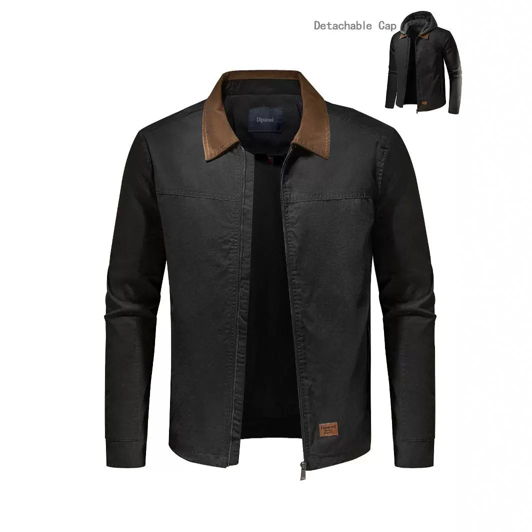 Herren Utility-Jacke mit abnehmbarem Hoodie Echoarchiv