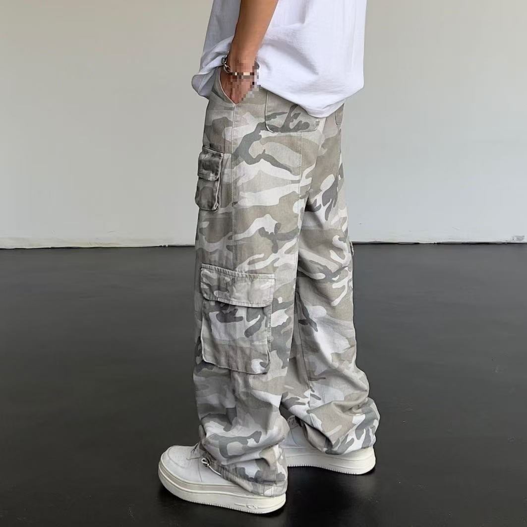 Herren Camouflage Cargo-Hose mit lockerer Passform Echo Archiv