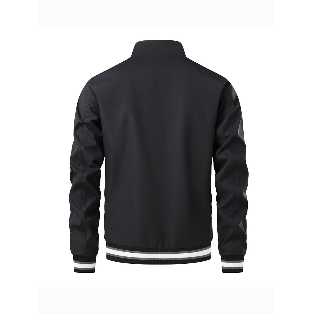 Herren Sportliche Leichte Übergangsjacke mit hohem Kragen Echo Archiv