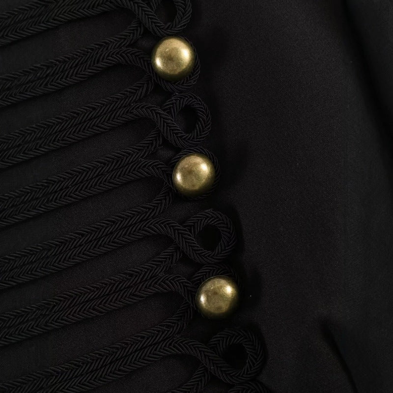 Damen Kurze marschallinspirierte Blazerjacke mit dekorativer Knopfreihe und Kordelbesatz Echo Archiv