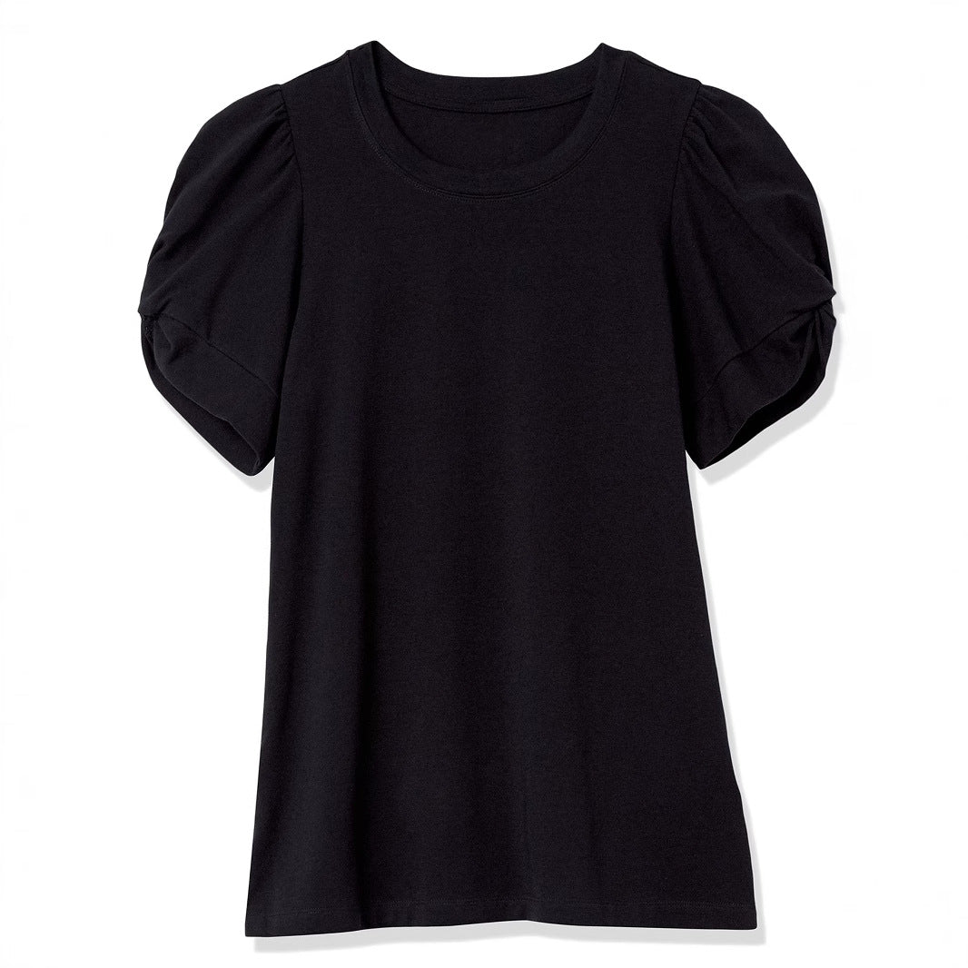Damen Elegantes Oberteil mit Puffärmeln Echo Archiv