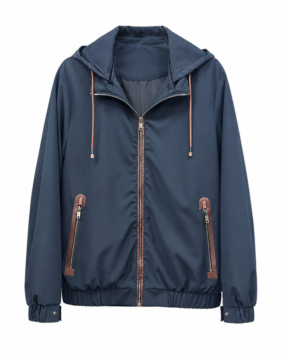 Herren Leichte Softshell‑Hoodiejacke mit wasserabweisender Außenlage, Lederapplikationen und Reißverschlusstaschen Echo Archiv