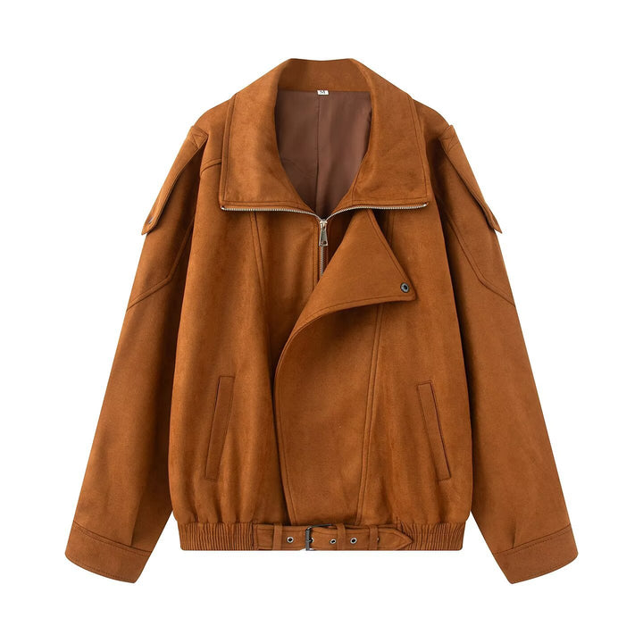 Damen Leichte wattierte Windjacke mit Stehkragen und Polka‑Dot‑Print Echo Archiv