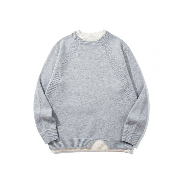 Unisex Feinstrickpullover mit Raglannaht und dreieckigem Saumbesatz Echo Archiv
