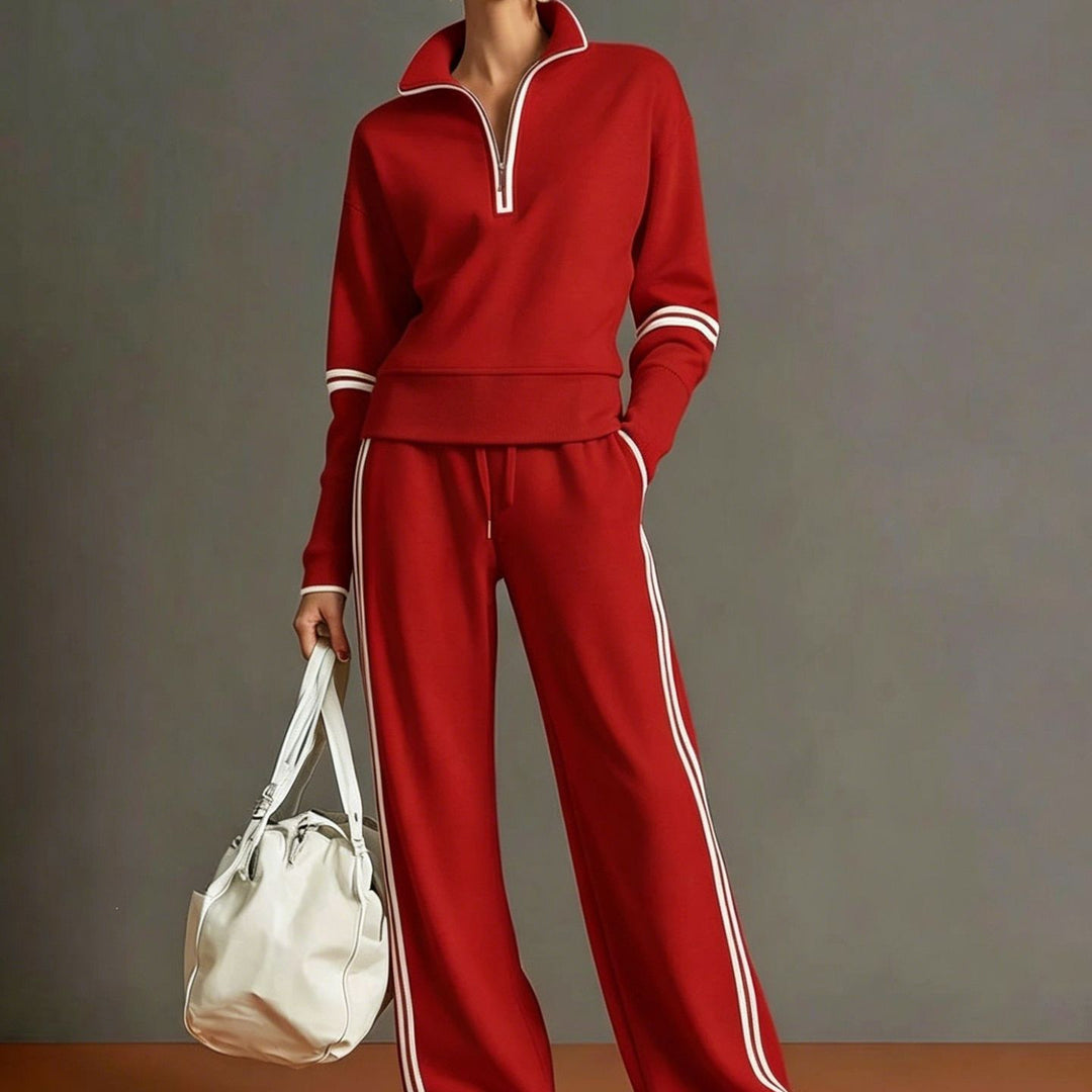 Damen Sportliches Oberteil und Hose Set Echo Archiv