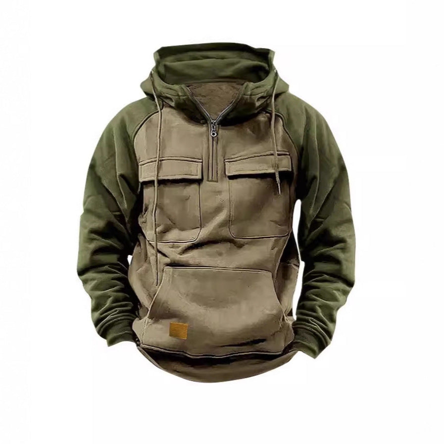 Herren Funktioneller Hoodie mit praktischen Taschen und innovativem Design Echoarchiv