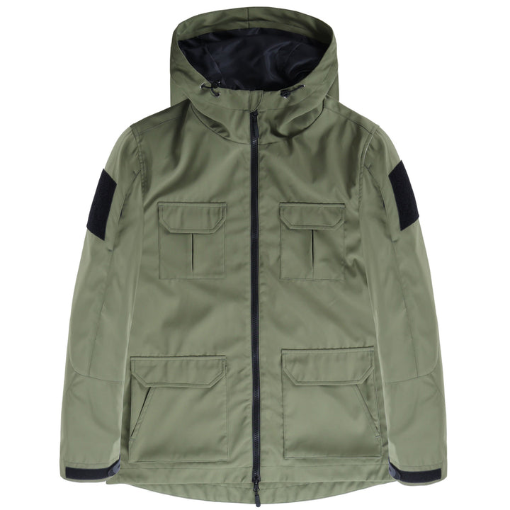 Men's technical hooded field jacket with multi-flap utility pockets – Cavarno
