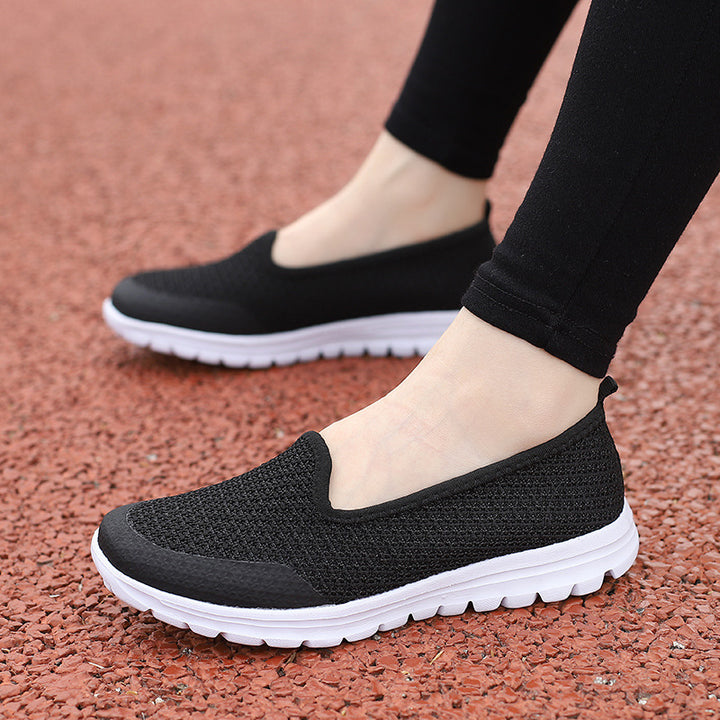 Damen nan ergonomisch geformte Komfort-Slipper mit atmungsaktivem Netzgewebe-Obermaterial und gedämpfter Laufsohle Echo Archiv