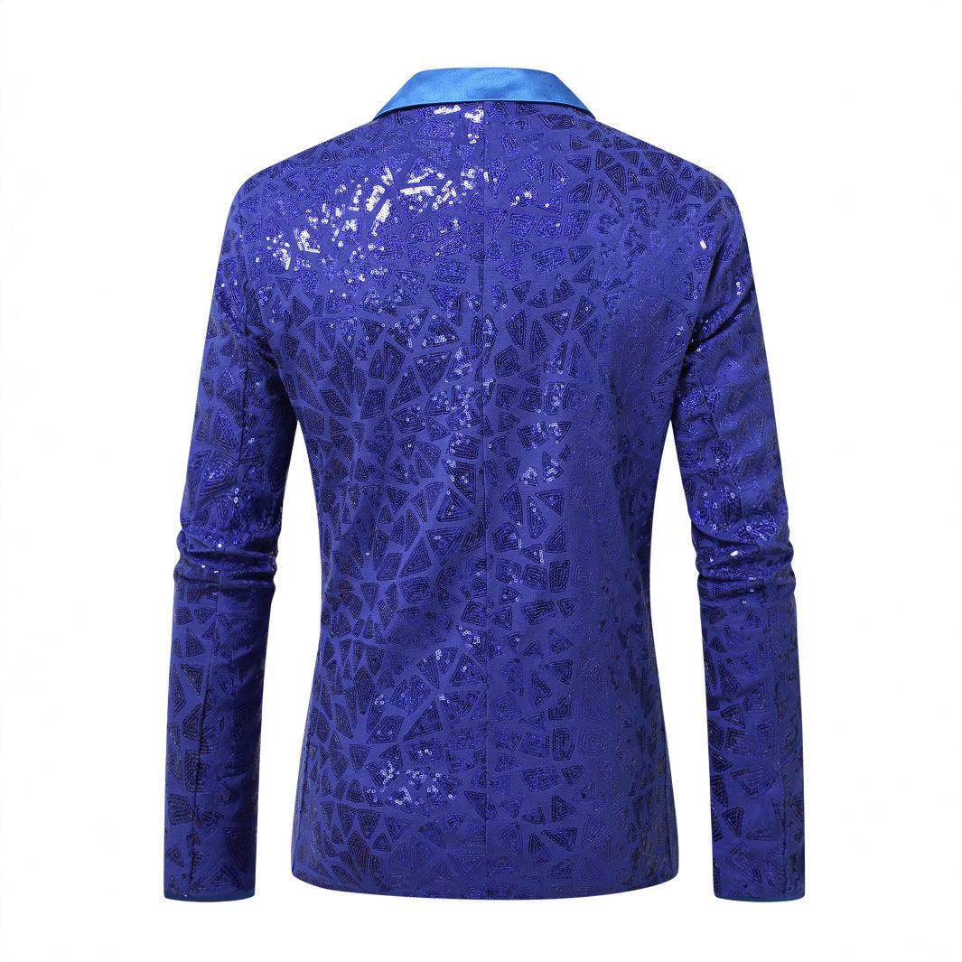 Herren glitzernder festlicher Blazer Echoarchiv