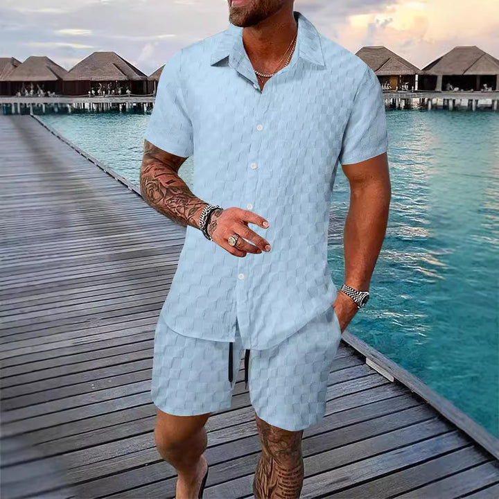 Herren Texturiertes Urlaubsoutfit Echoarchiv