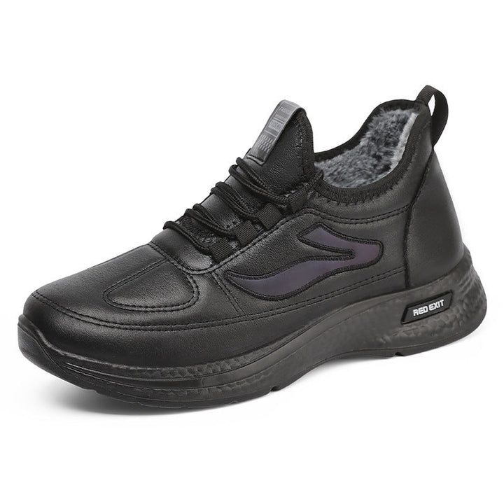 Damen Sportliche Lammfell-Sneaker mit rutschfester Sohle Echo Archiv