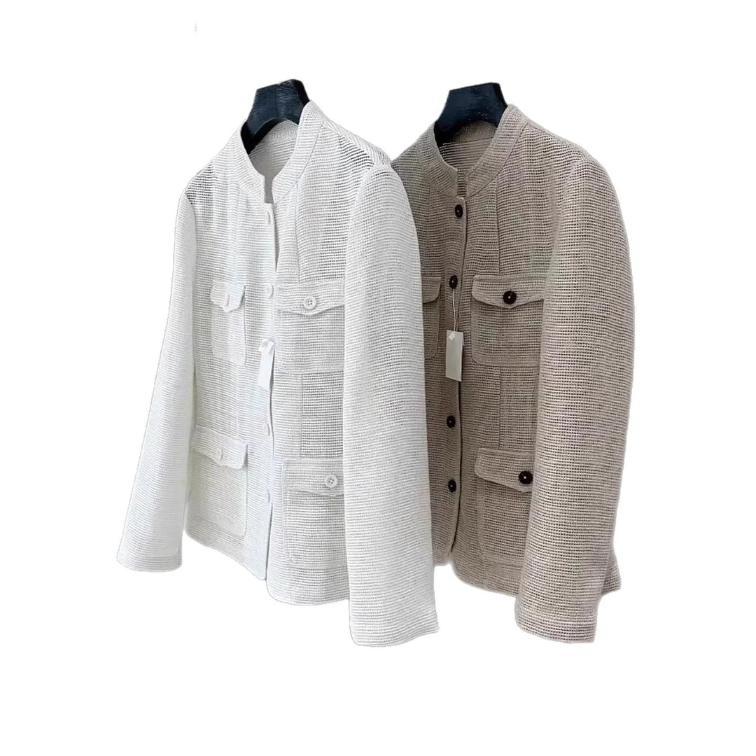 Damen Modische Jacke mit praktischen Taschen Echoarchiv