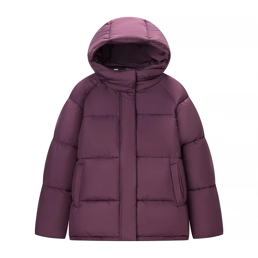 Damen nan gesteppte Kapuzen-Pufferjacke im Oversize-Boxy-Schnitt Echo Archiv