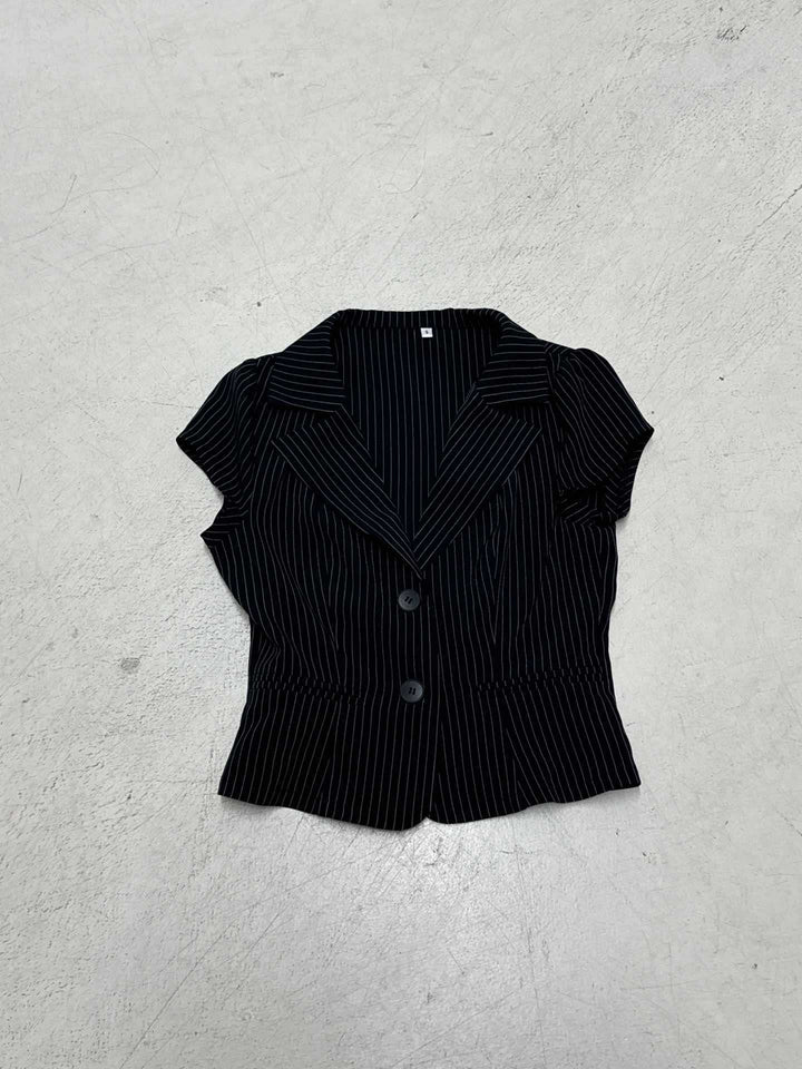 Damen Blazer mit tailliertem Schnitt und modernen Streifen Echo Archiv