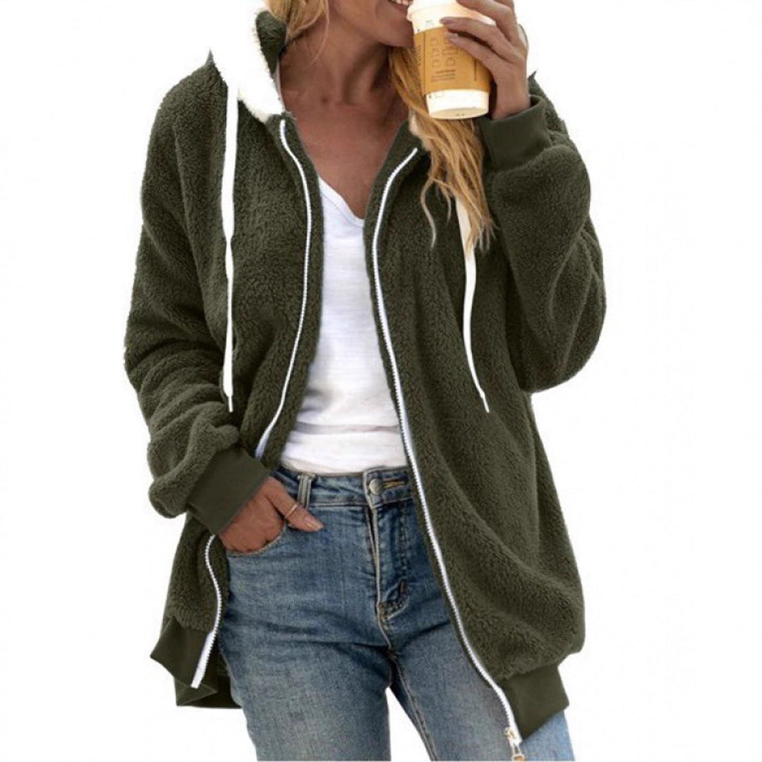 Damen Kuschelige und modische Fleecejacke Echo Archiv