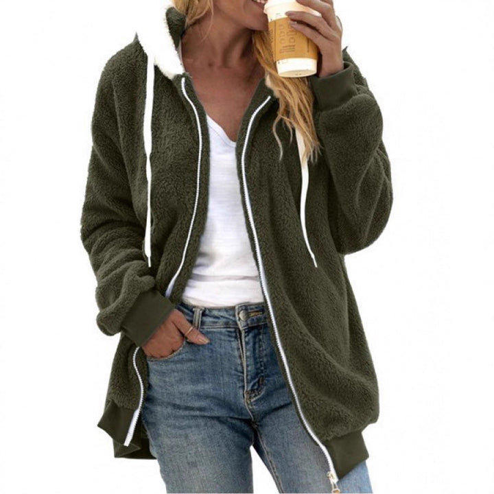 Damen Kuschelige und modische Fleecejacke Echo Archiv