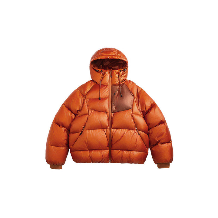 Unisex Stepp-Daunenjacke mit Kapuze und leichter Wärmeisolierung Echo Archiv