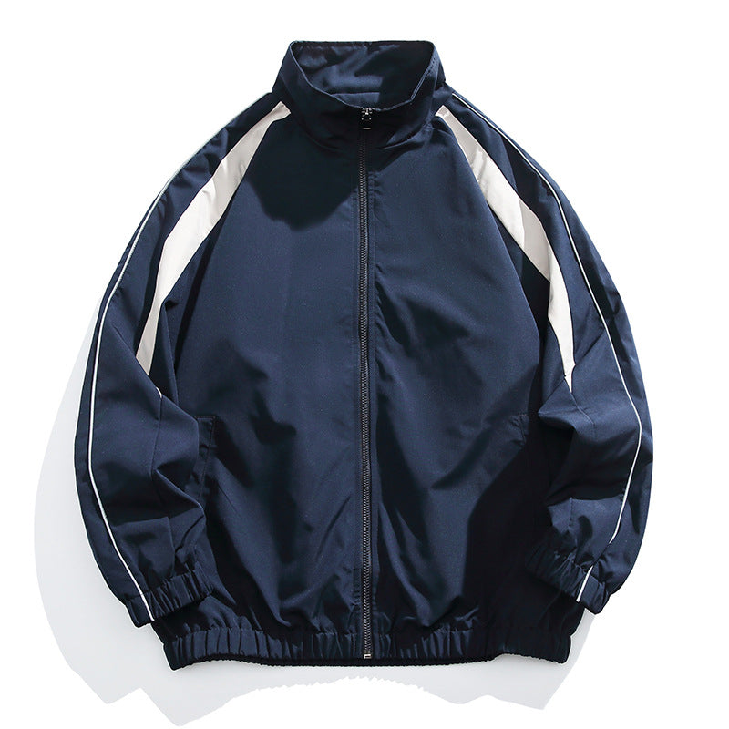 Herren Sportliche Trainingsjacke mit hohem Kragen Echo Archiv