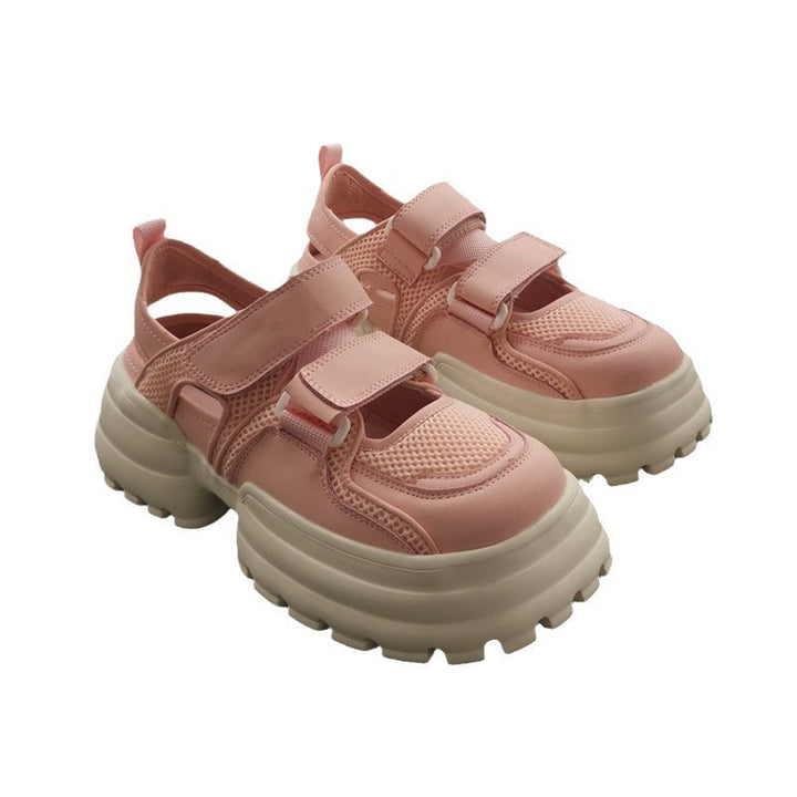 Damen Sportliche Sneakers mit praktischem Klettverschluss und rutschfester Sohle Echo Archiv